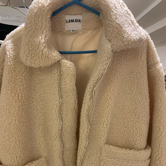 i am gia cream pixie coat